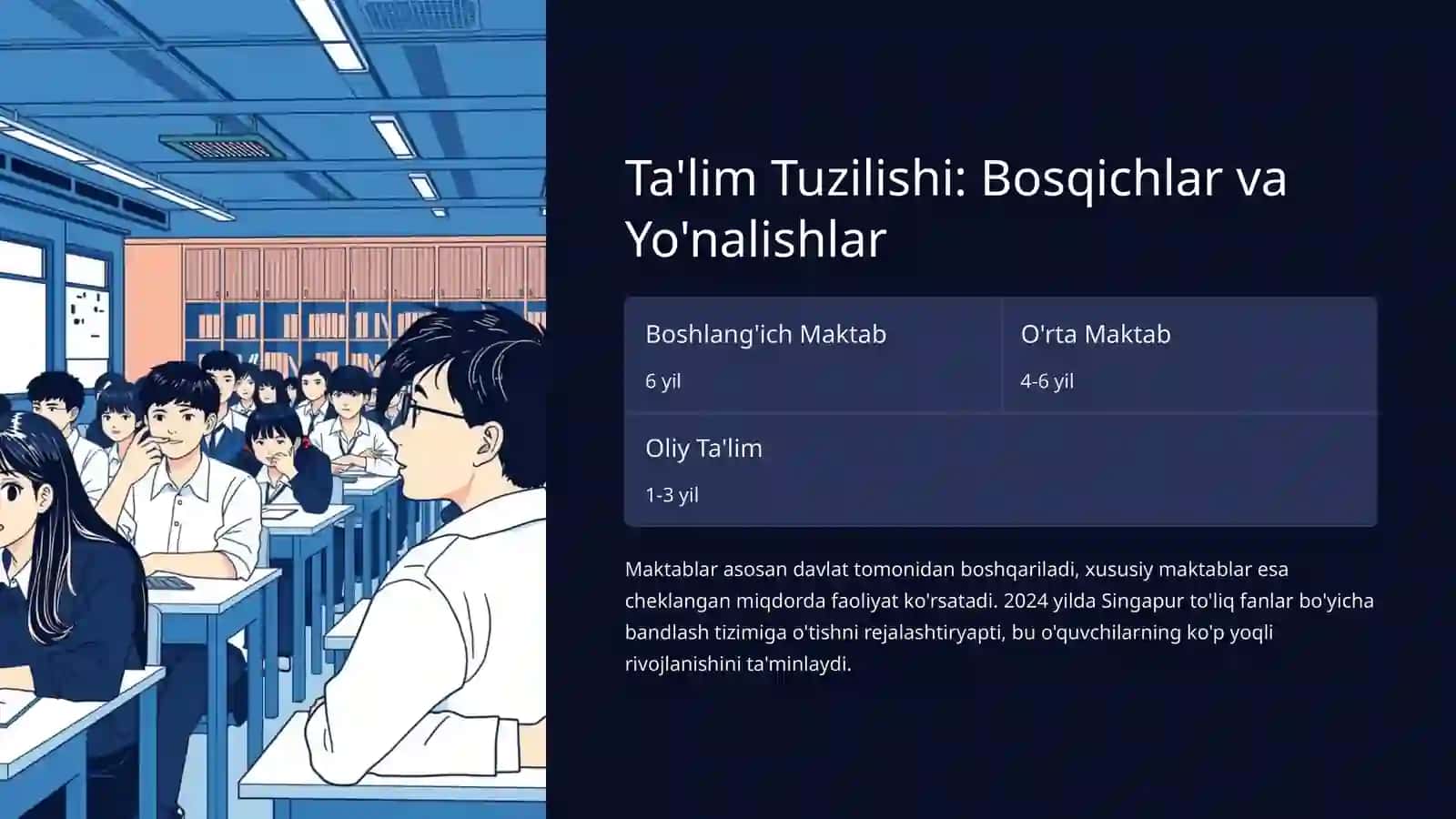 Singapur Ta'lim Tizimi 3