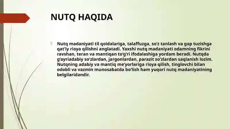 BUYUK ALLOMALARIMIZNING TIL, NUTQ, SO’Z HAQIDAGI FIKRLARI 3