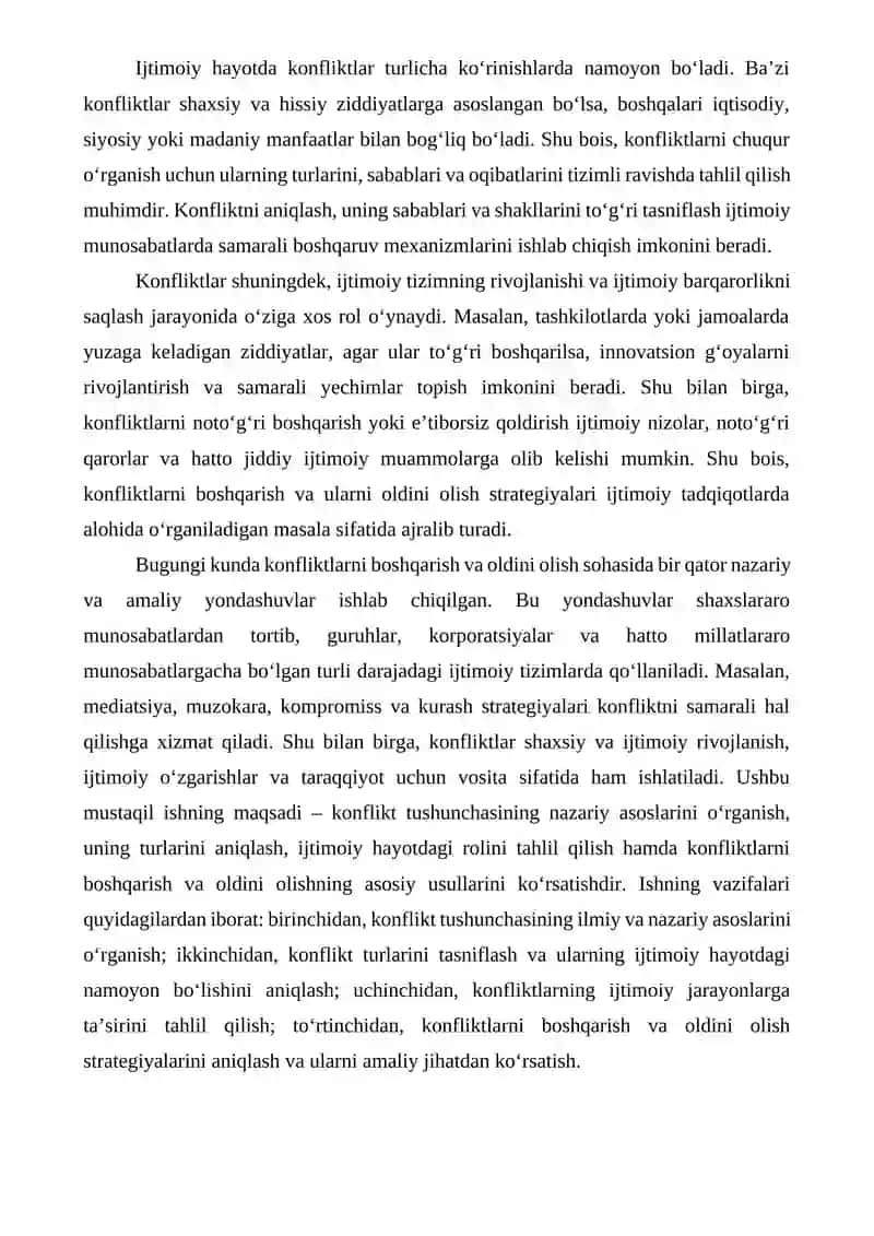 Konflikt tushunchalari 3