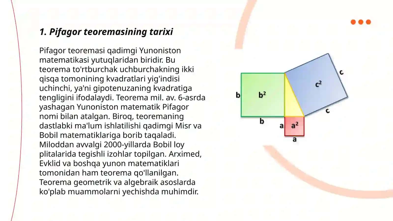 Pifagor teoremasi 3