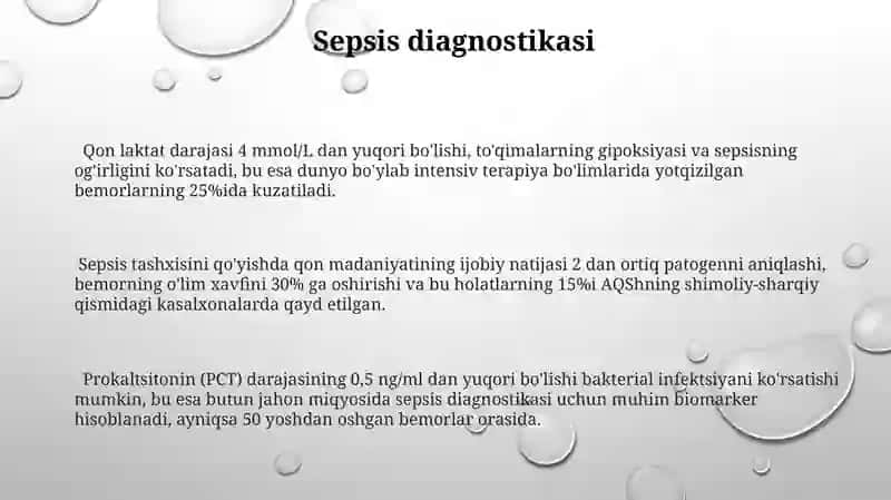 Sepsisning zamonaviy tasnifi 3