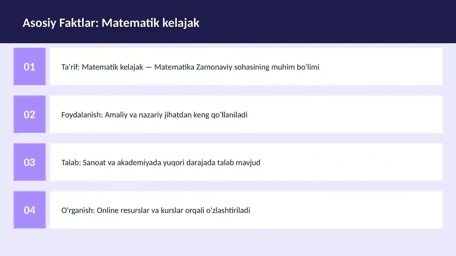 Matematik kelajak 3