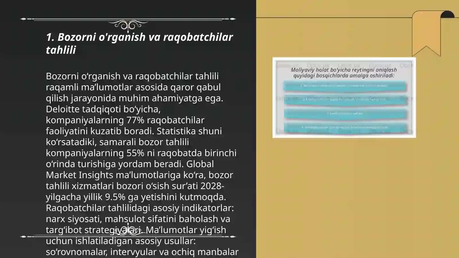 Transport kompaniyasining marketing bo'limida qaror qabul qilish jarayonini tezlashtirish uchun yechimlar 3