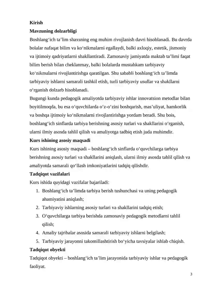 BOSHLANGʻICH TA'LIMDA OʻQUVCHILARGA TARBIYA BERISHNING ASOSIY TURLARI VA SHAKLLARI 3