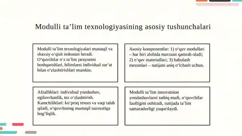 Modulli taʼlim texnologiyasi 3