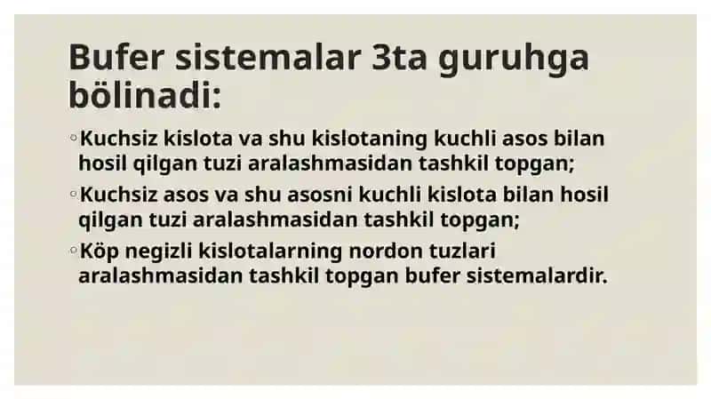 Bufer sistemalar 3