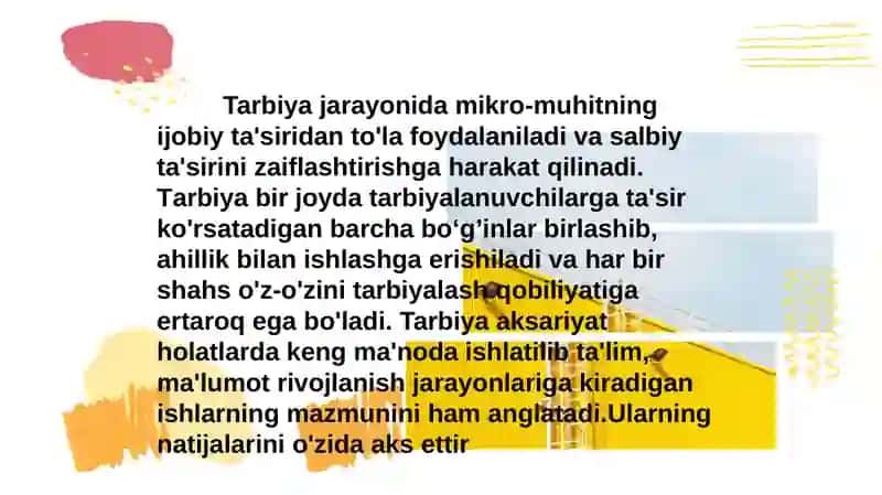Pedagogik faoliyatda tarbiyat usullari 3
