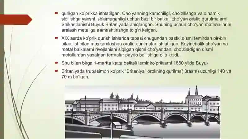 METALL KO'PRIK ELEMENTLARI UCHUN KUCHLANISH HISOBLARI 3