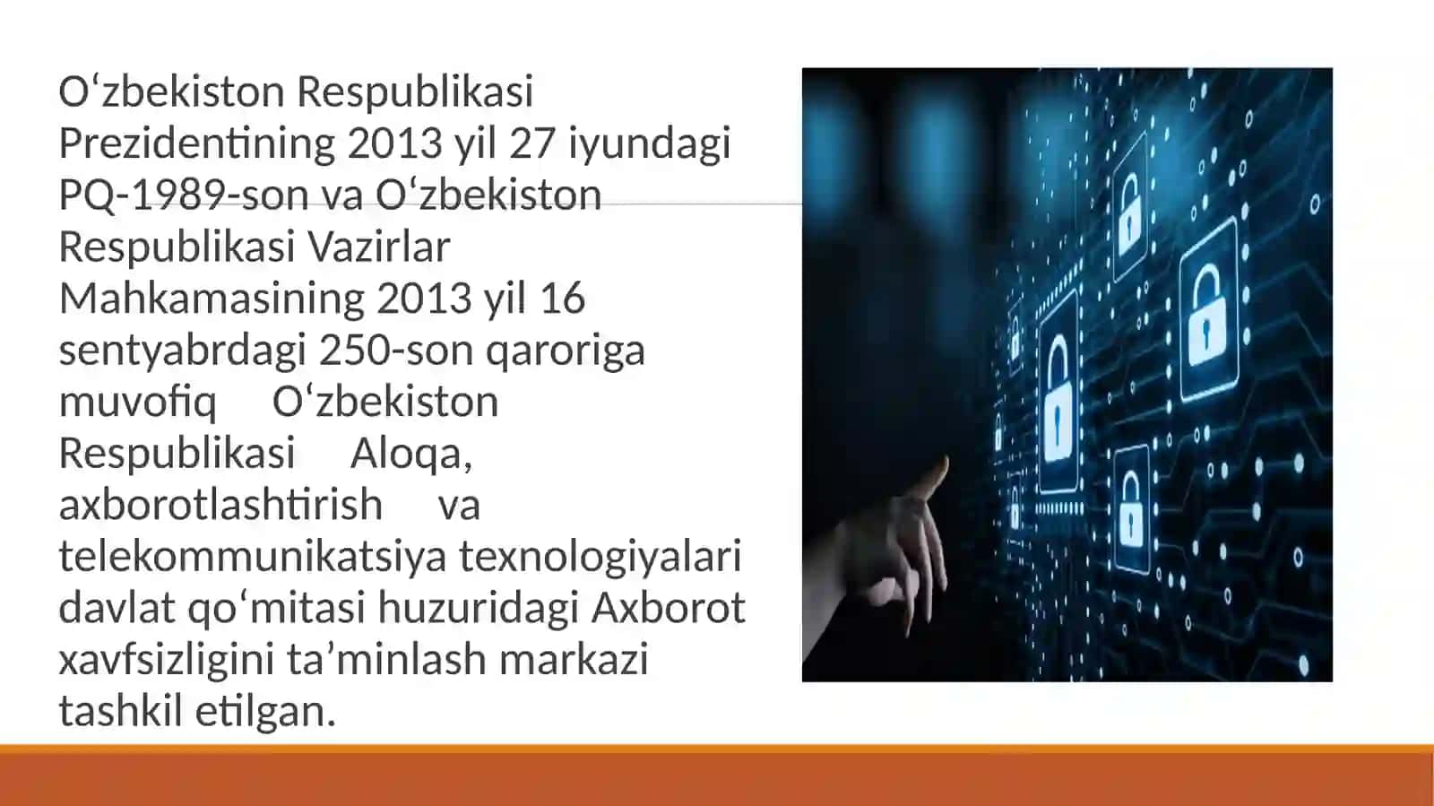 O‘zbekistonda axborot xavfsizligining ma’naviy va huquqiy asoslari 3