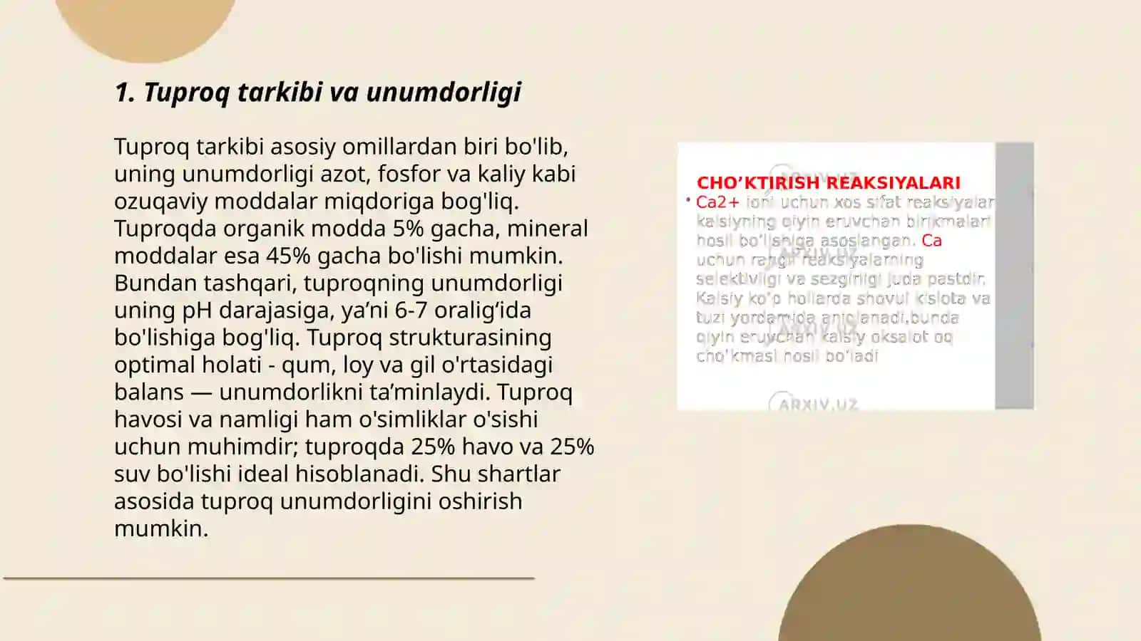 Tuproqning sifat analizi 3