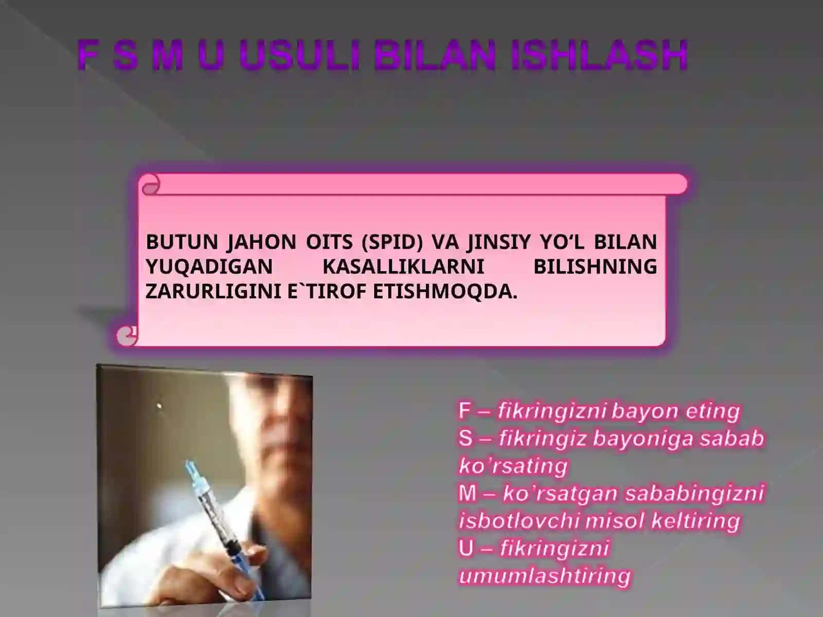 OITS (SPID) va jinsiy yo‘l bilan yuqadigan kasalliklarning ijtimoiy-psixologik muammolari va ularning yechimi 3