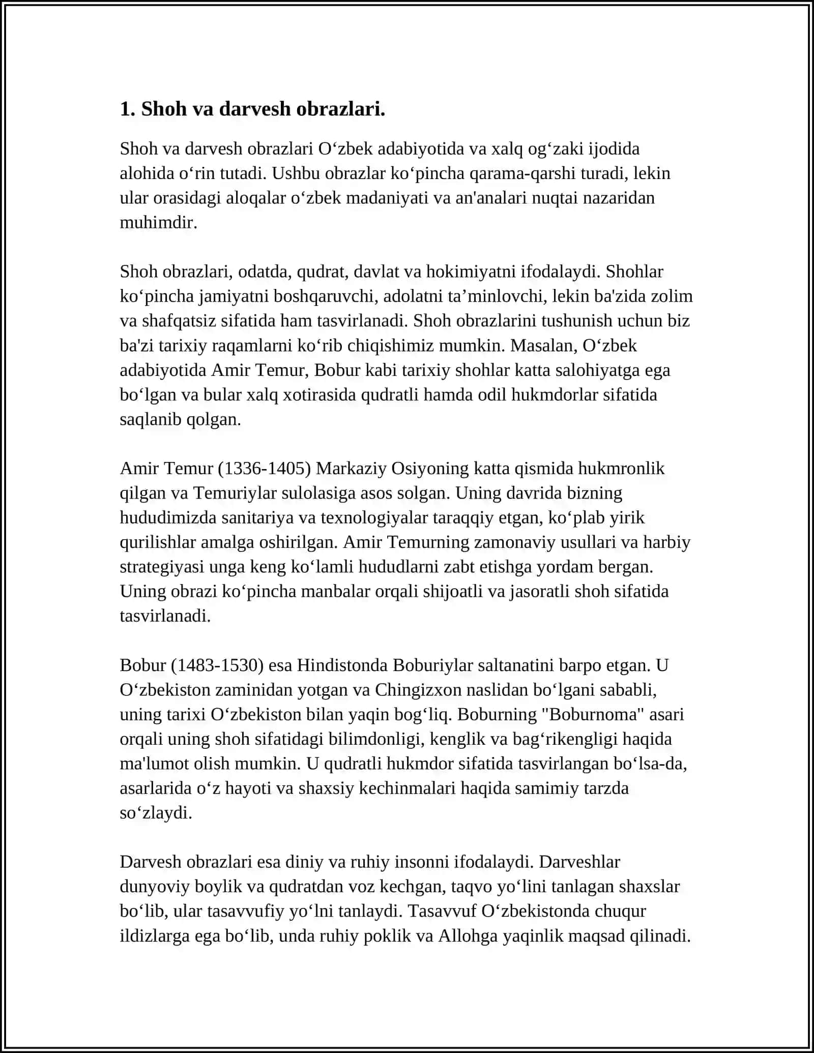 "SADDI ISKANDARIY" DOSTONIDA SHOH VA DARVESHLIK TALQINI 3