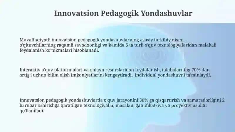 Innovatsion Pedagogik Yondashuvlar 3