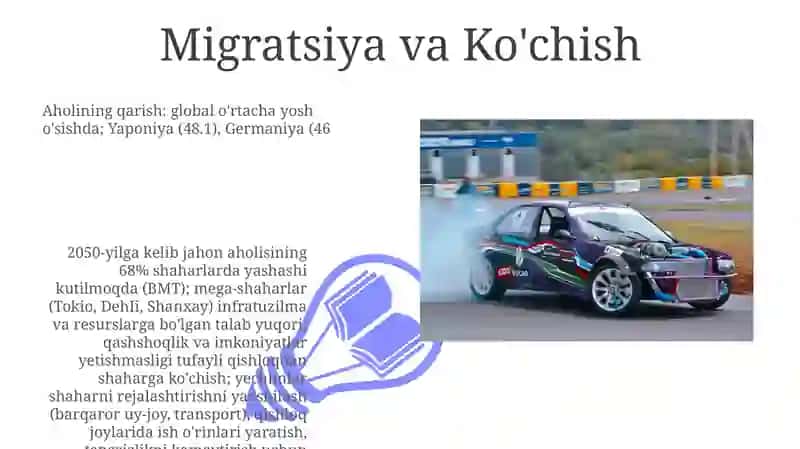 Migratsiya va Ko'chish Reja: Global demografik muommolar va ularni hal etish yoʻllari 3