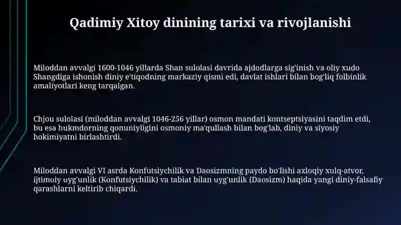 Qadimgi Xitoy dini 3