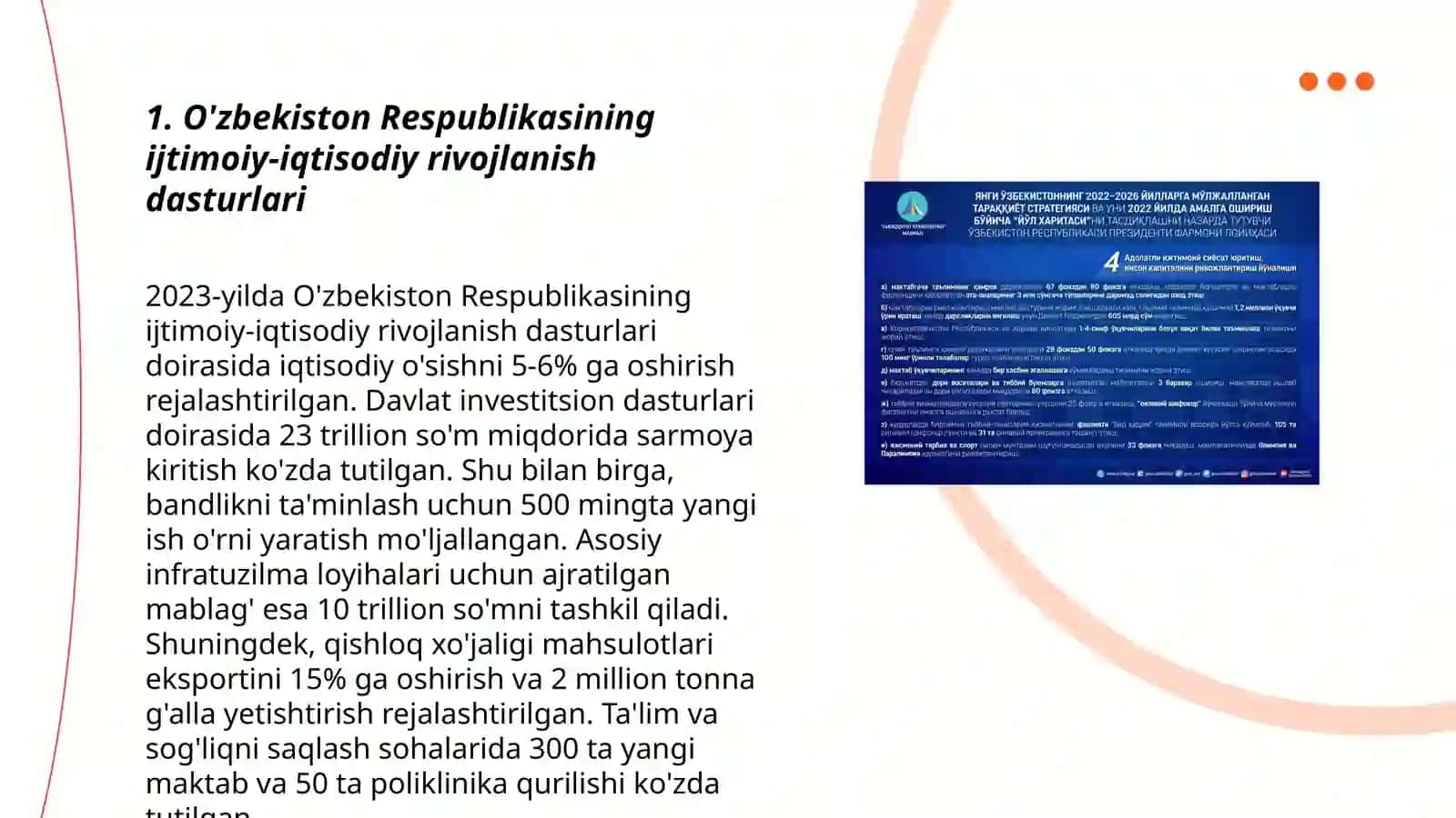 O'zbekistonning ijtimoiy-siyosiy rivojlanish strategiyasi 3