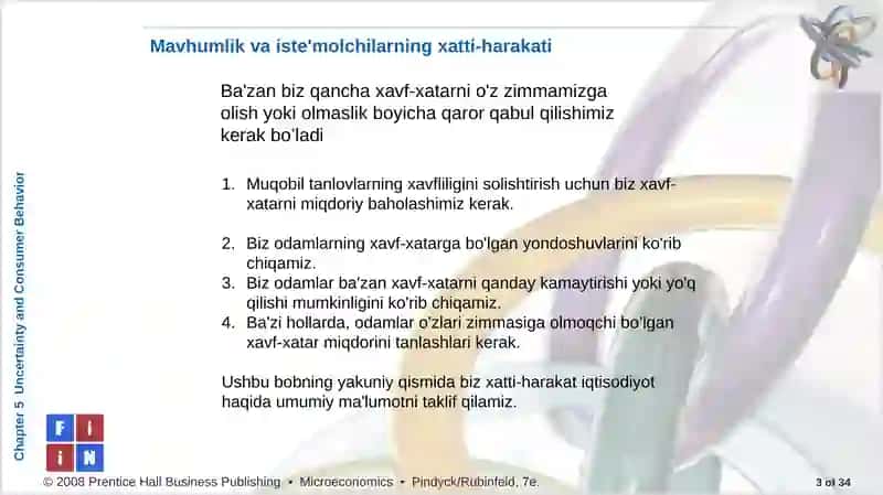 Mavhumlik va iste'molchilarning xatti-harakati 3