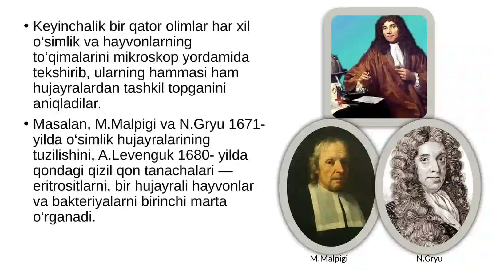 Mavzu:Hujayranio‘rganishtarixivahujayranazariyasi 3