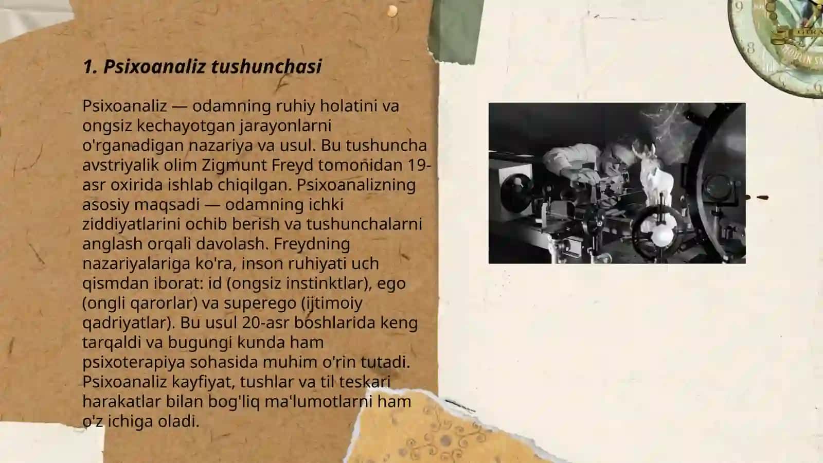 Psixoanaliz tushunchasi 3