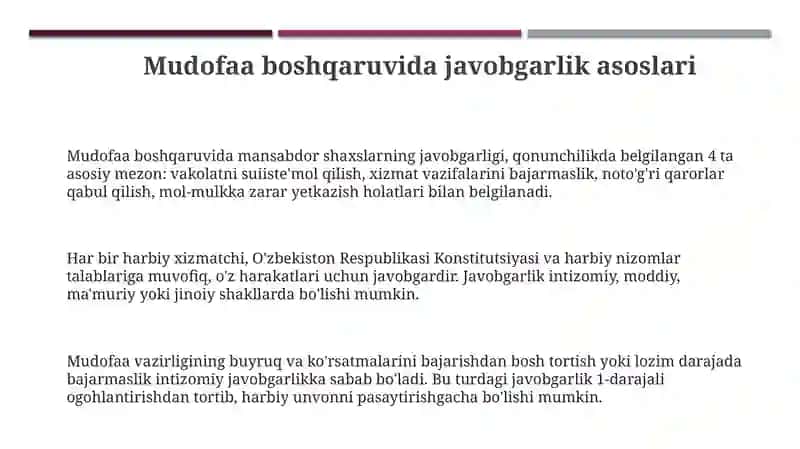 Harbiy ma'muriy javobgarlik 3
