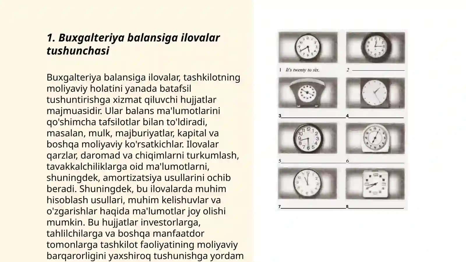 Buxgalteriya balansiga ilovalar va ularni chop etish zarurliga va ahamiyati 3