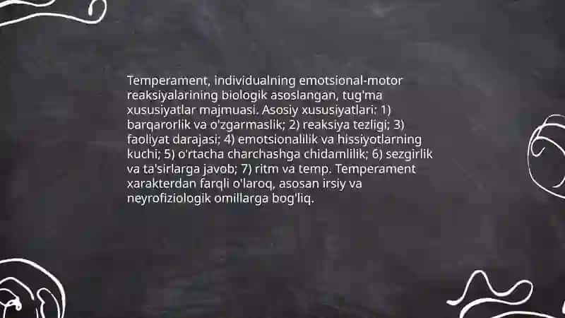Temperament va Xarakter 3