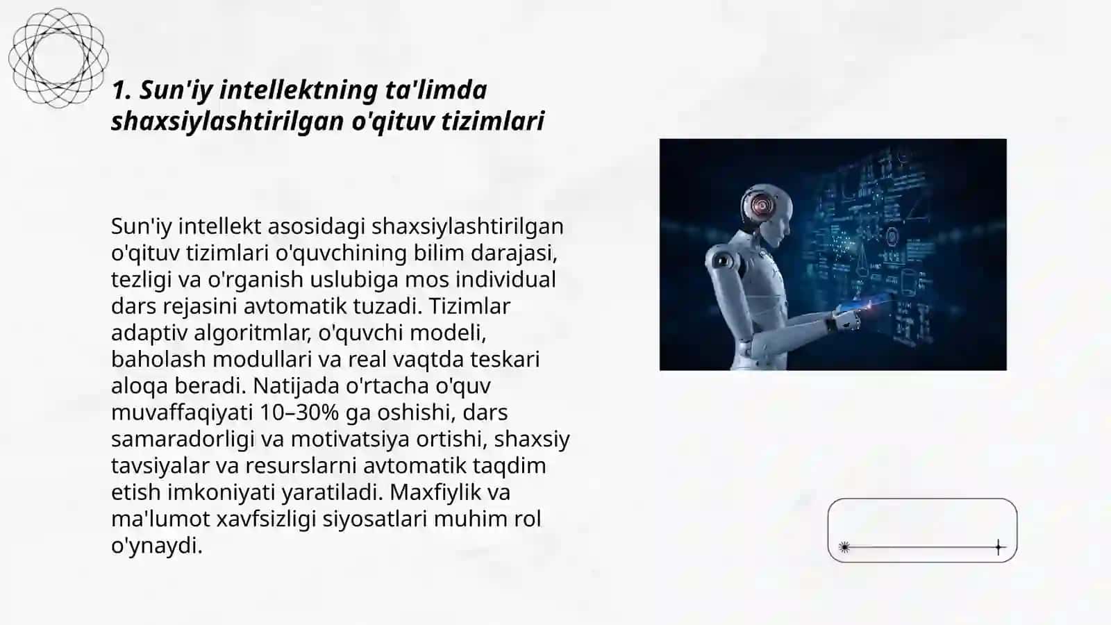 Sun'iy intellektning ta'limdagi o'rni 3