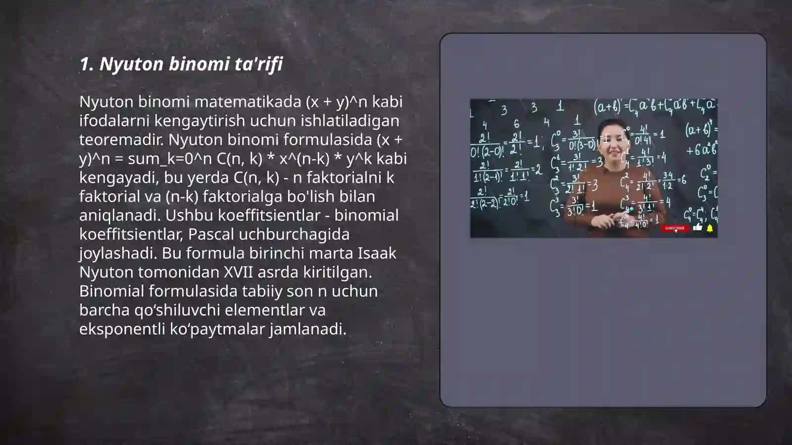 Nyuton Binomi 3