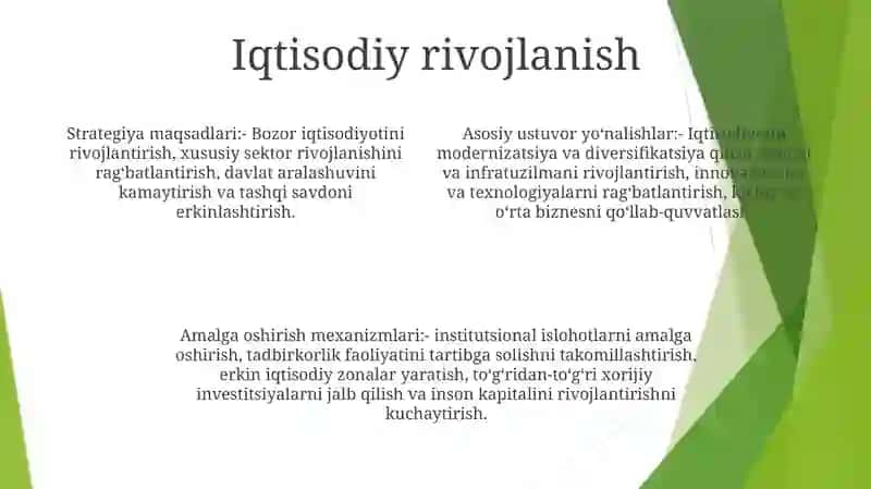 O'Zbekiston Respublikasini Yanada Rivojlantirish Bo'Yicha 2017-2022 Yillardagi Harakatlar Strategiyasi 3