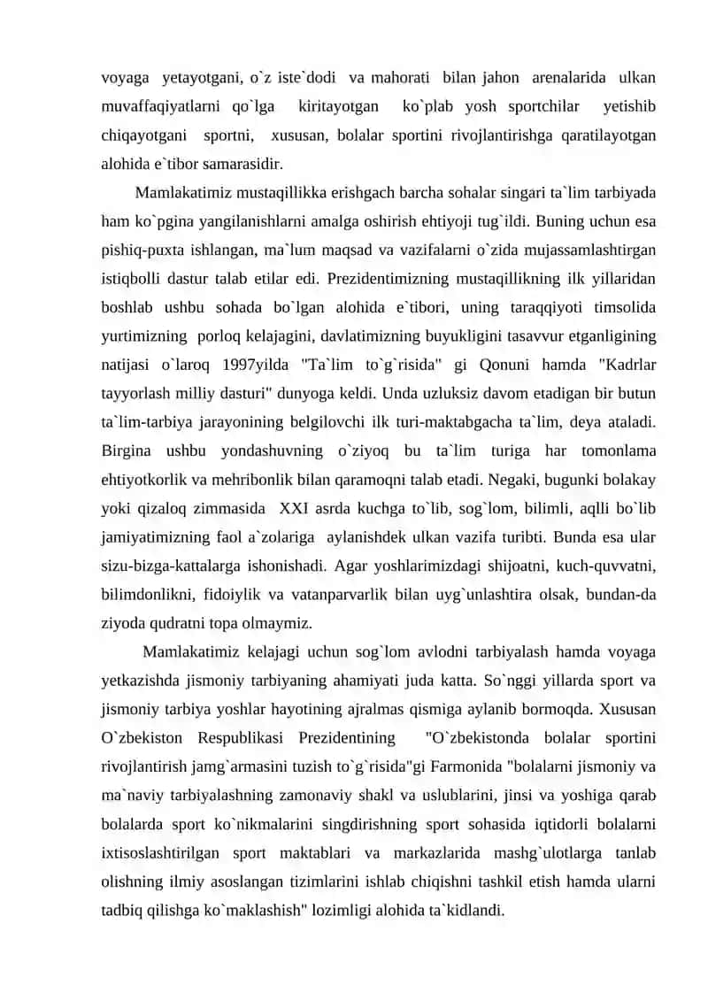 BOLANI JISMONIY RIVOJLANISH KO’RSATKICHLARI 3