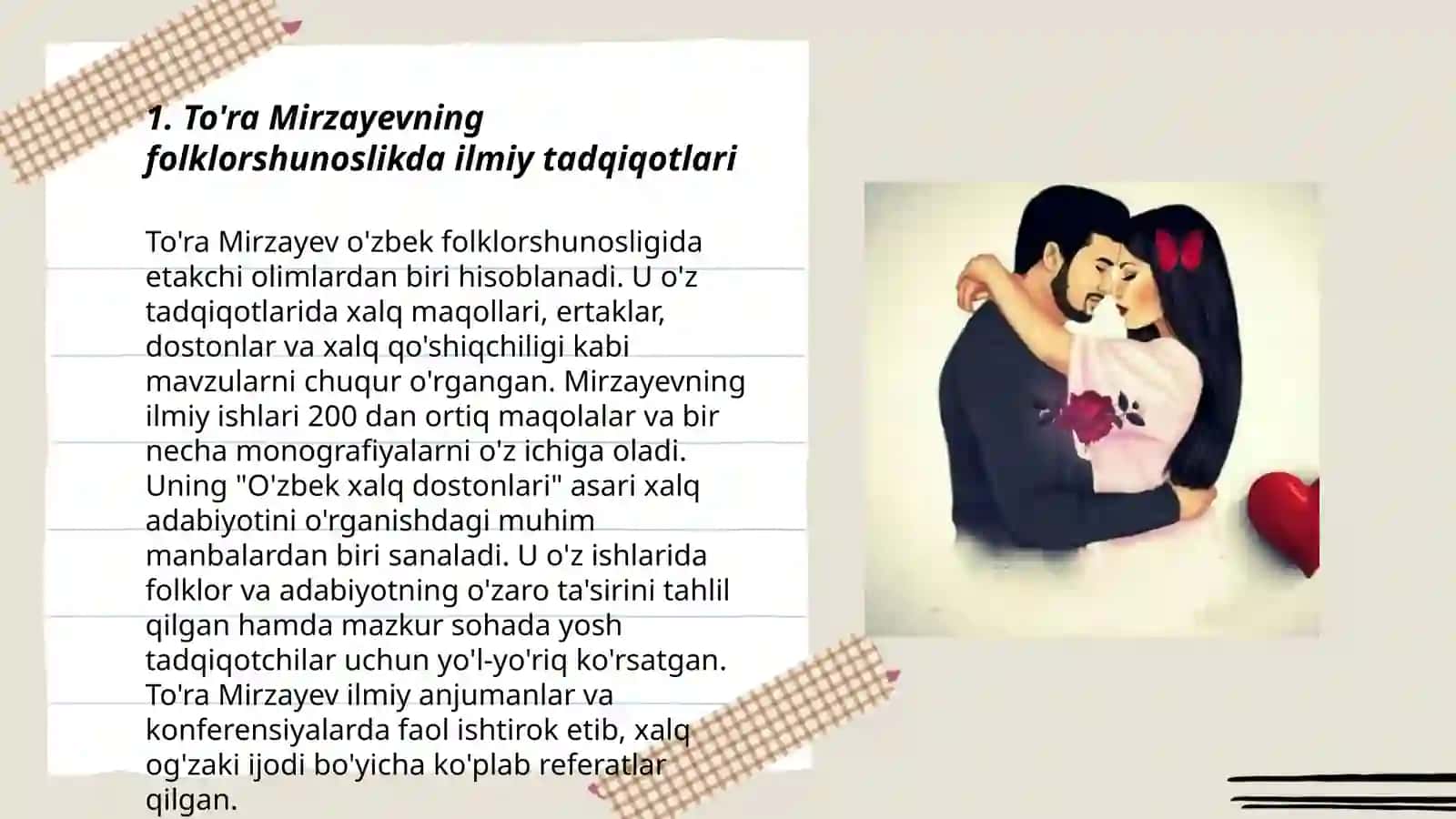 To'ra Mirzayev Va Mamatqul Jo'rayevlarning folklorshunoslikka qo'shgan hissasi 3