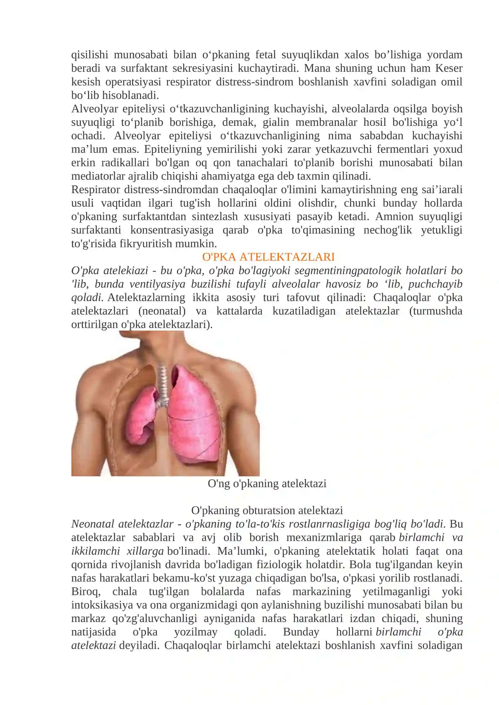 O'pka patologiyasi. Respirator distress-sindrom 3