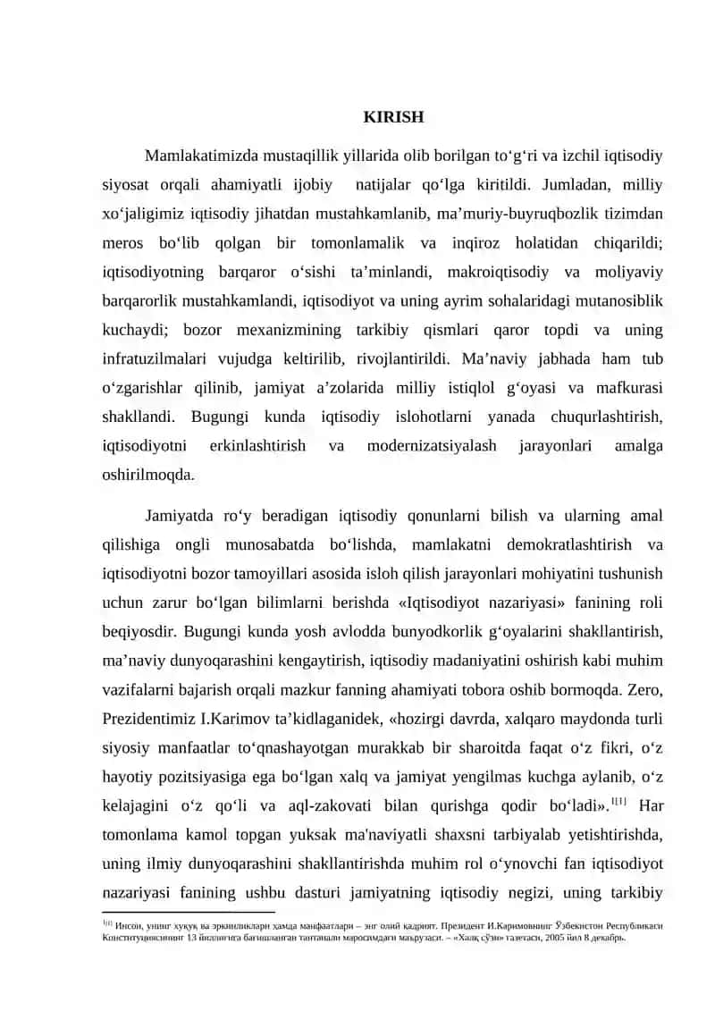 Natural va tovar ishlab chiqarish va uning turkumlanishi 3
