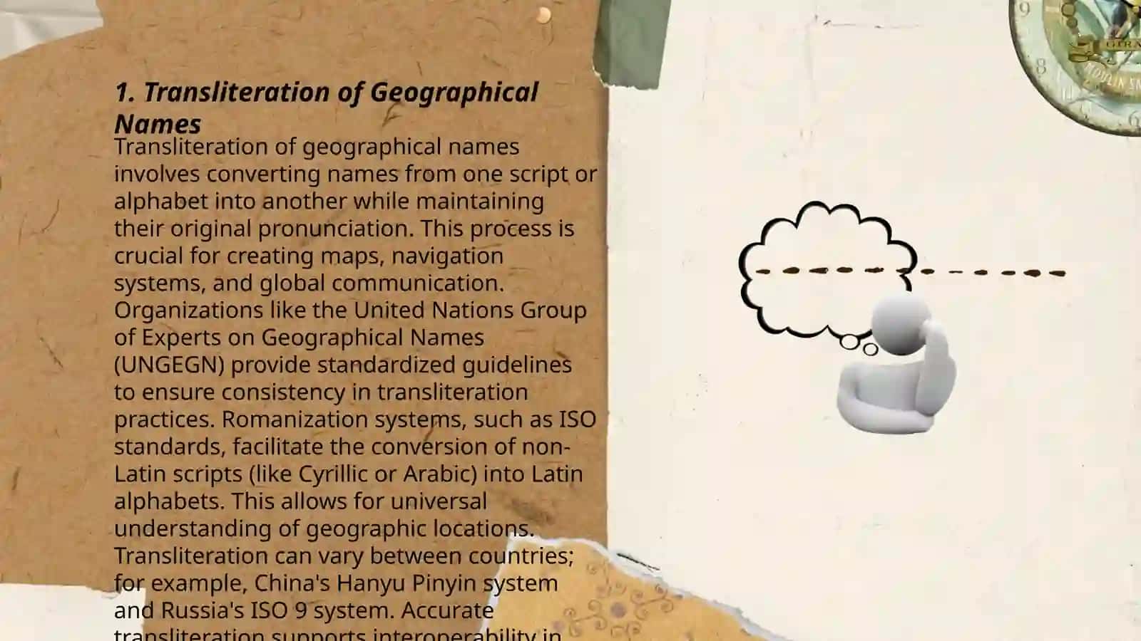 Transliteration of Geographical Names 3