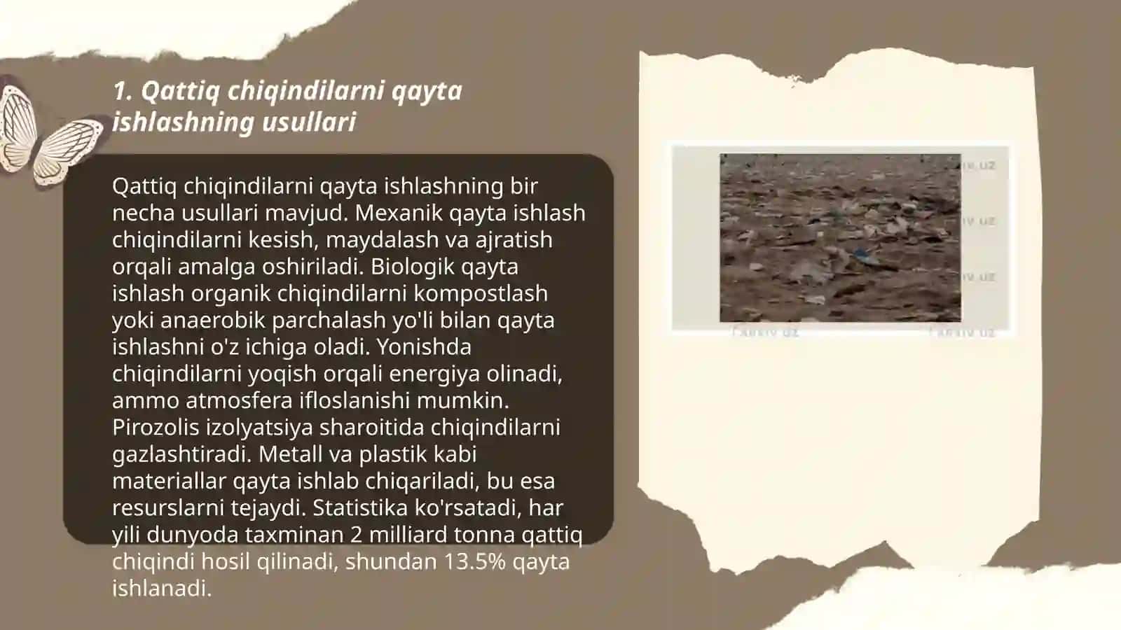 Qattiq chiqindilardan atrof muhitni himoya qilish va tuproq degradatsiyasi 3