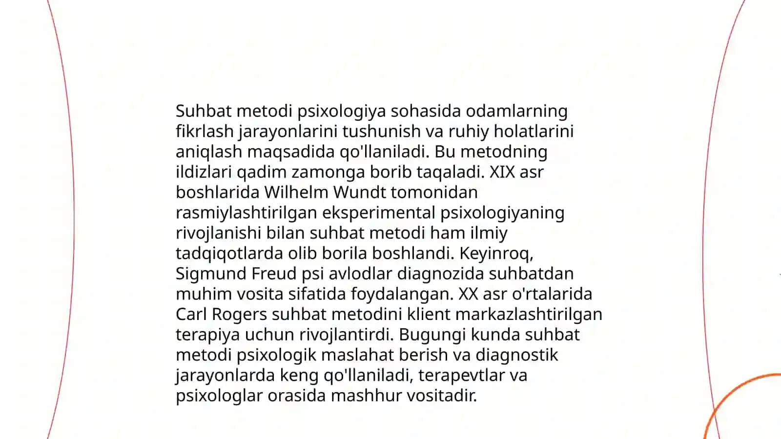 Psixologiya sohasida suhbat metodi 3