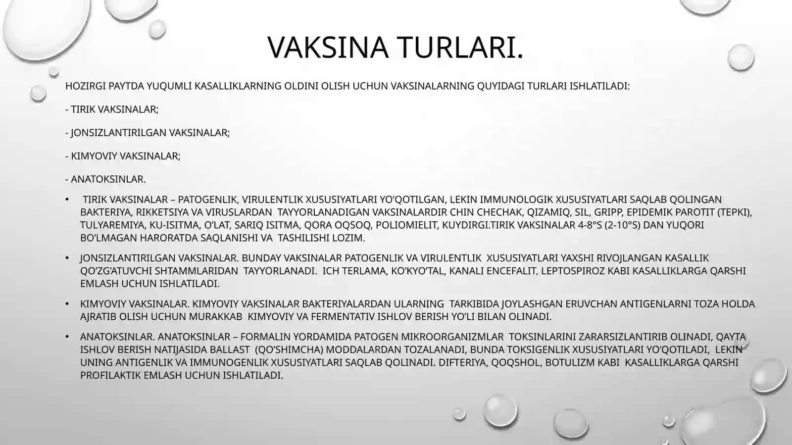 Emlash kalendar rejasini tuzish asoslari 3