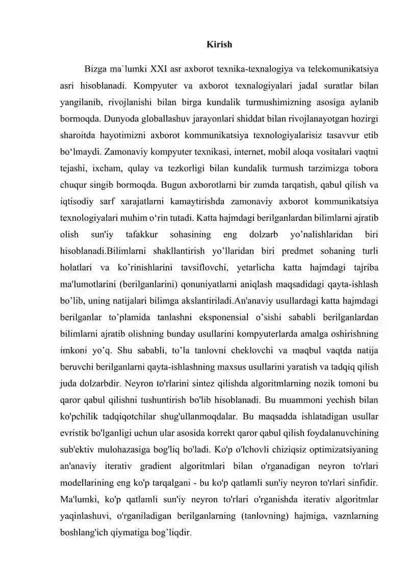 "Sun’iy intellekt tizimlari" 3