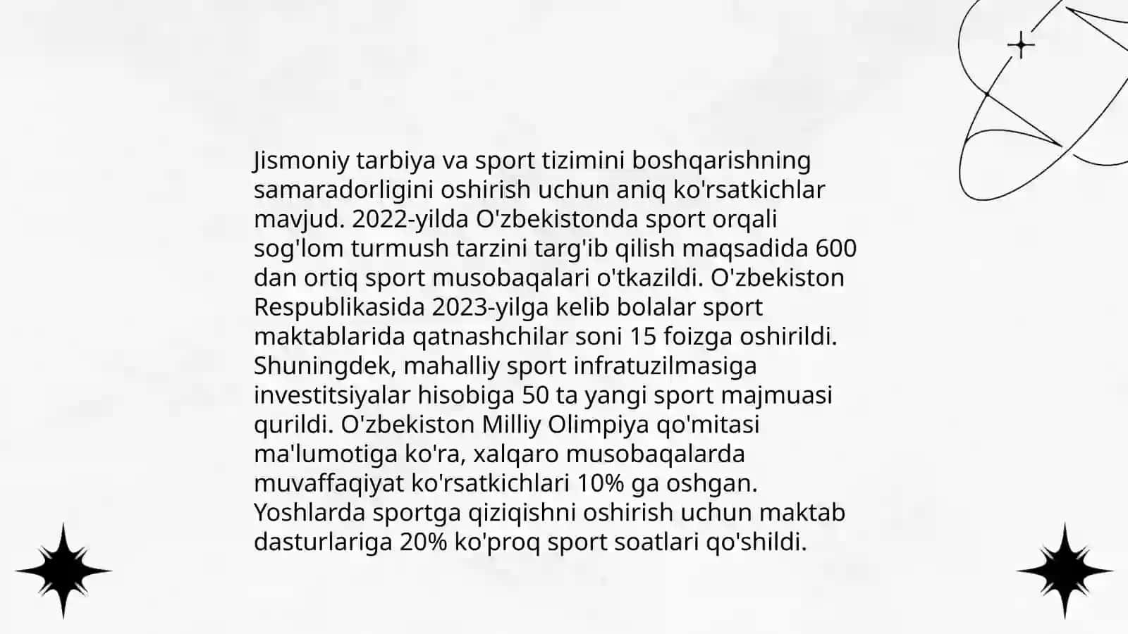 Jismoniy tarbiya va sport sohasini tashkiliy tarkibiy tuzilmasini takomillashtirish 3