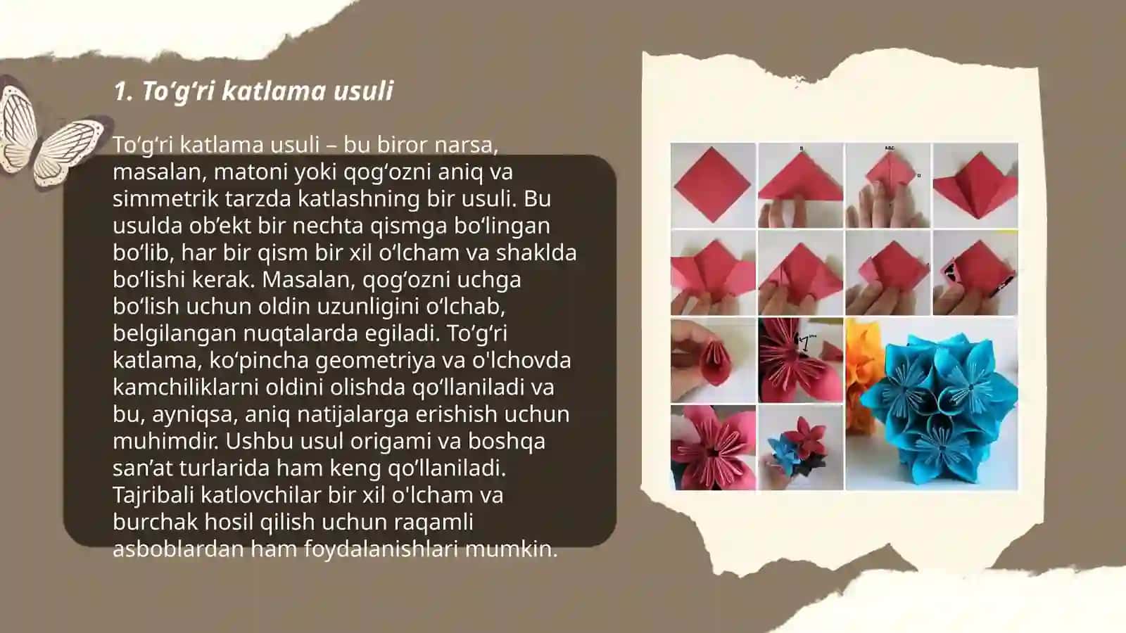 Qogʻozga ishlov berish usullari 3