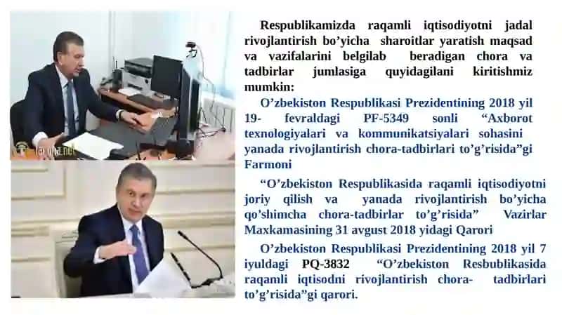 Bulutli vablok cheyn texnologiyalari bilan ishlash mavzusi bo'yicha tahliliy taqdimot 3