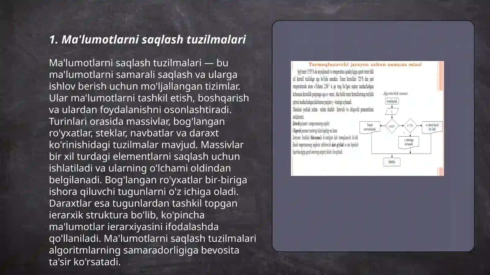 Ma'lumotlarni saqlash tuzilmalari 3