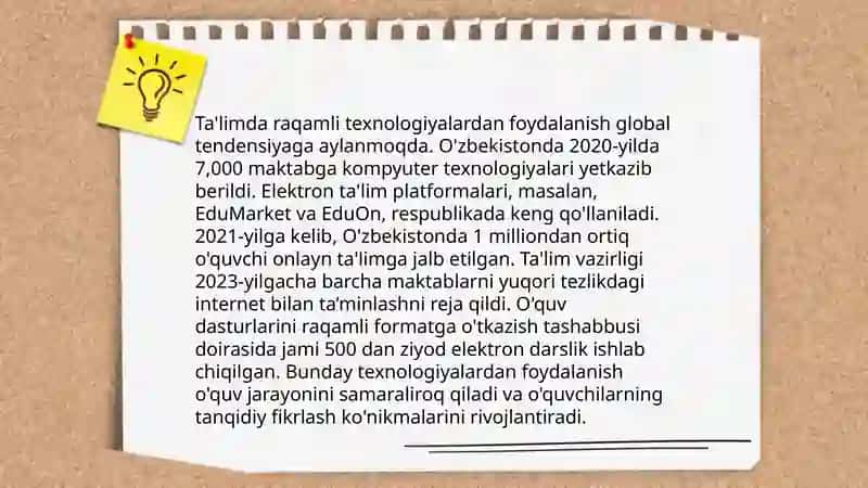 Ta'limni baholashda innovatsion yondashuv 3