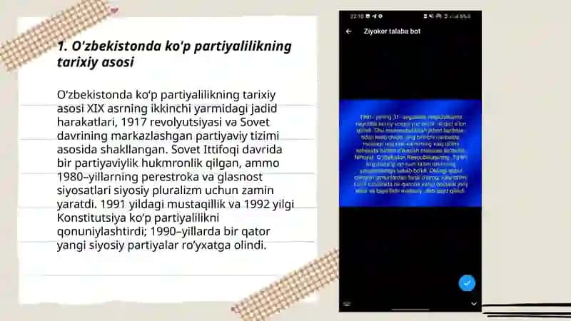 Õzbekistonda kõppartiyaviylik tizimining shakllanishi 3