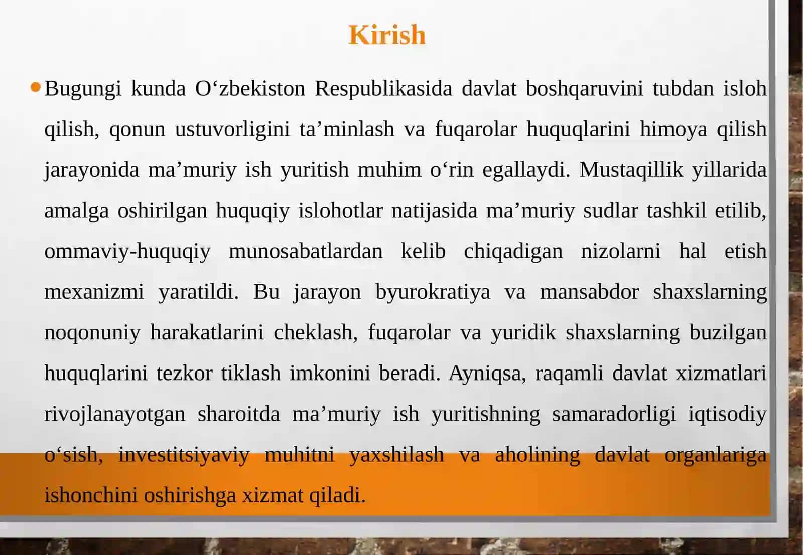 Ma’muriy ish yuritish 3