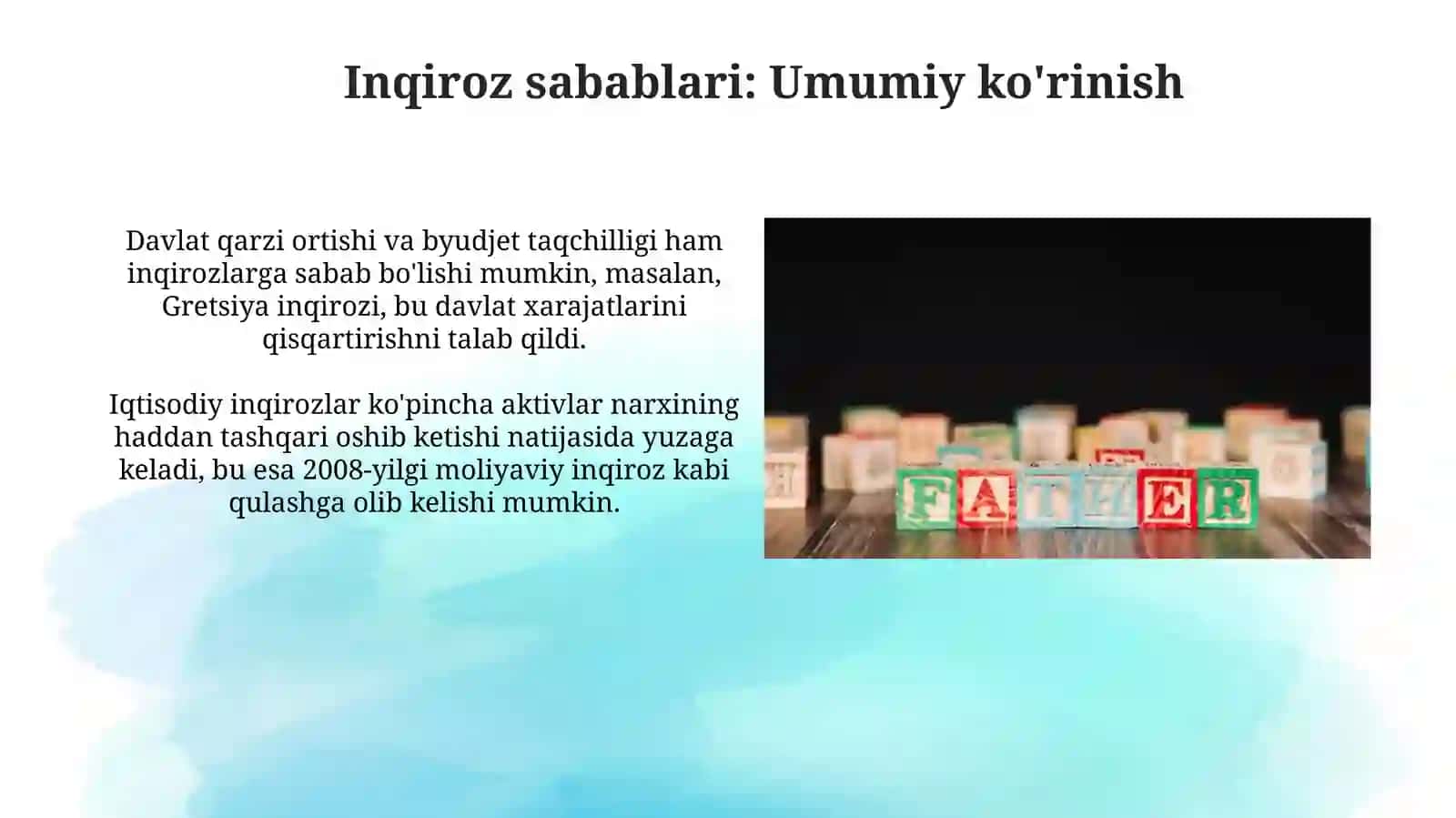 Iqtisodiy krizislar: sabablar va saboqlar (misollarbilan) 3