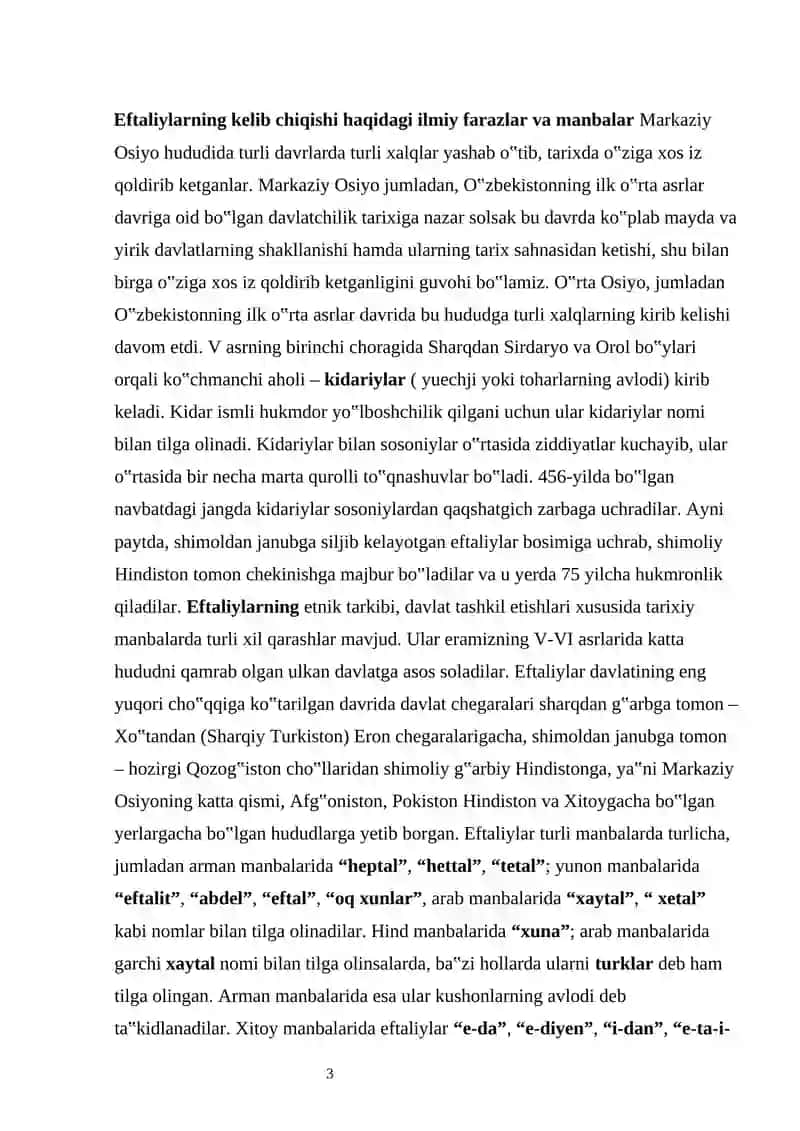 EFTALIYLAR DAVRIDA IJTIMOIY TUZIM 3