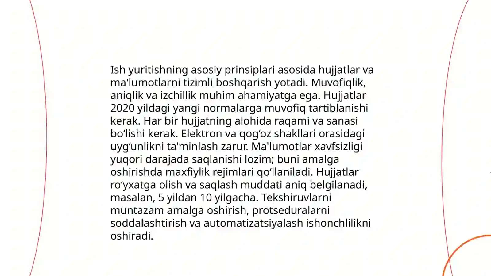 Ish yuritish hujjatlari va ish yuritishda asosiy hujjatlar 3