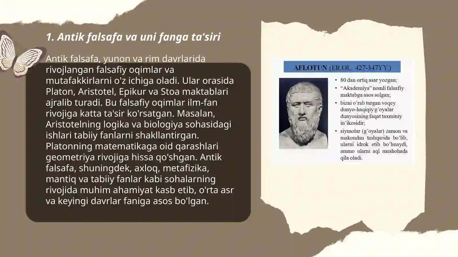 Antik falsafa va uni fanga ta'siri 3