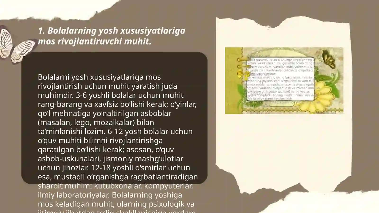 Maktabgacha ta'lim tashkilotlarida guruh yoshi nisbatida rivojlantiruvchi muhitning tashkil etilishi 3